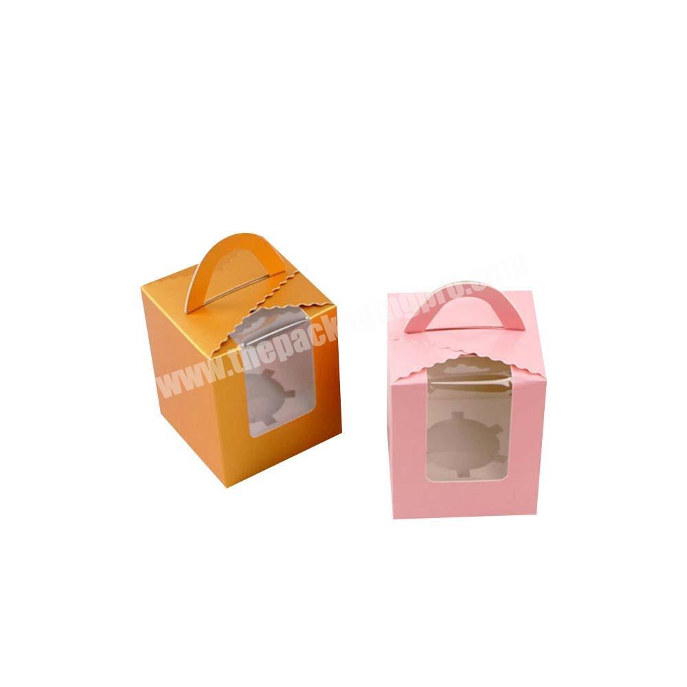 Factory With PVC Window Takeway Design Disposable Food Paper Box Packaging