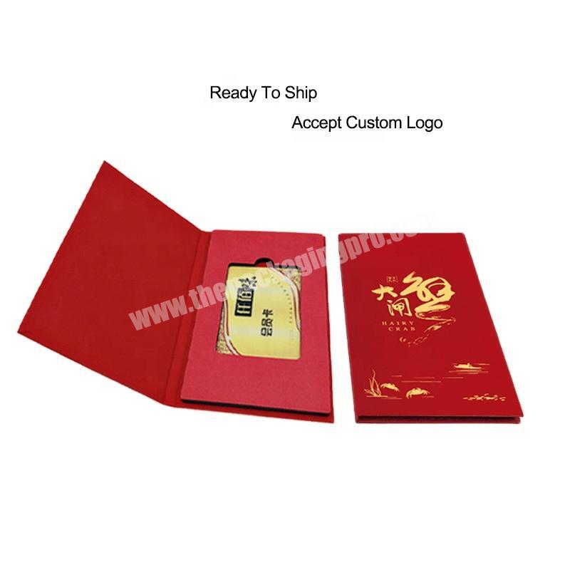 Fast Custom Luxurious Business VIP Coupon Magnetic Closed Packaging Hard Box For Credit Card