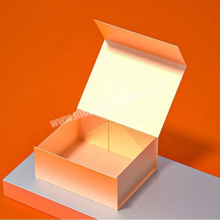 Free Sample High Quality Gift Packaging Boxes Custom Gift Square Paper Box For Clothing Magnet Shipping Packaging Box