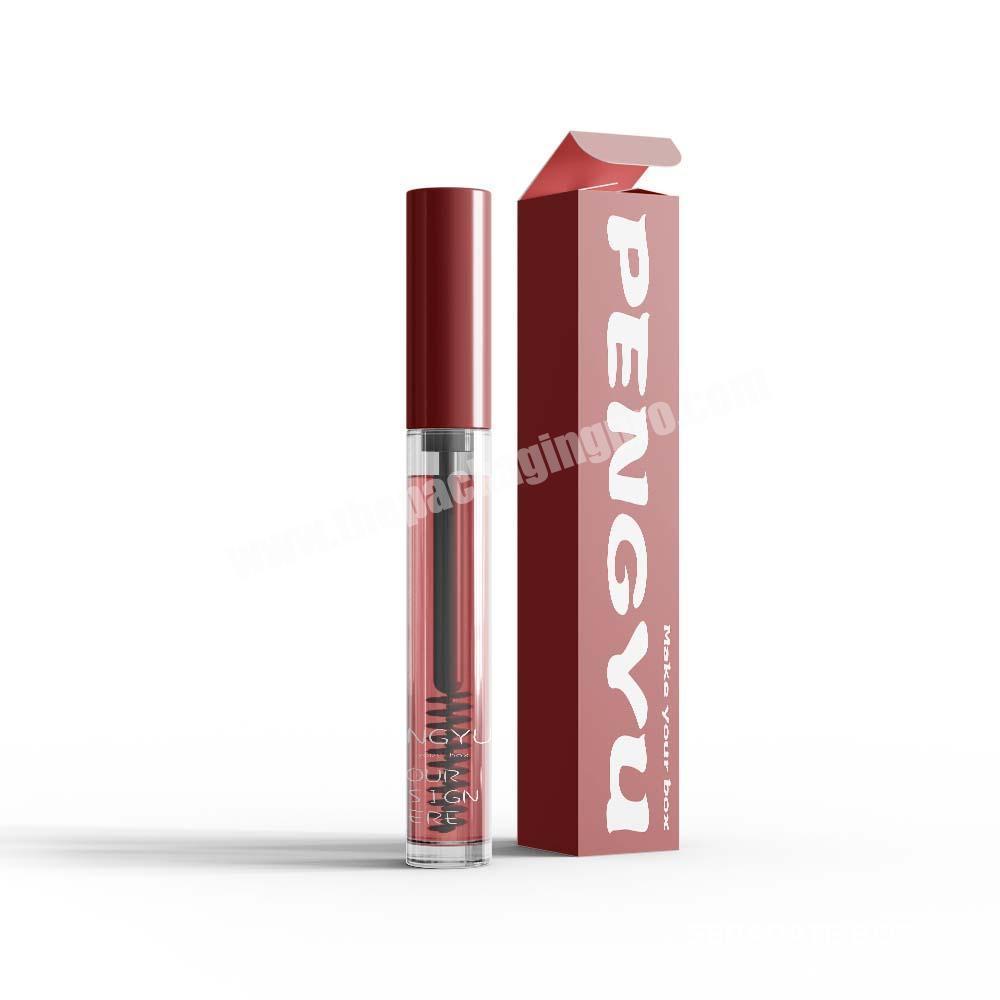 Free Sample Lip Oil Empty Gift Box Custom Logo Cosmetic Storage Lipstick Packing Box