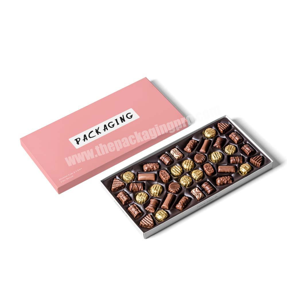High Quality Design Customized Logo Gift Food Chocolate Packaging Box