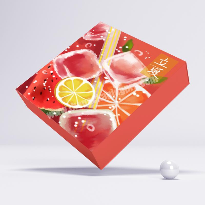 High Quality Luxury Lid And Base Package Boxes Pizza Cake Gift Cardboard Packaging Paper Box