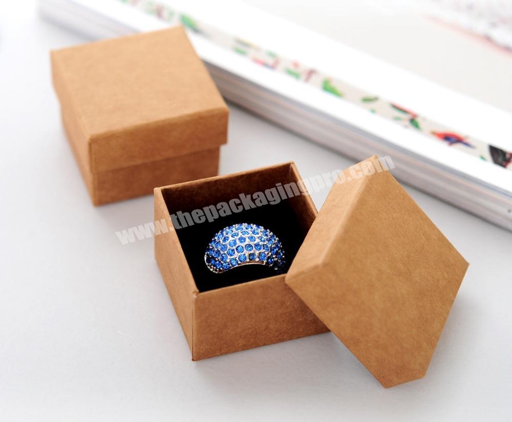 High quality custom printing kraft jewelry packaging box