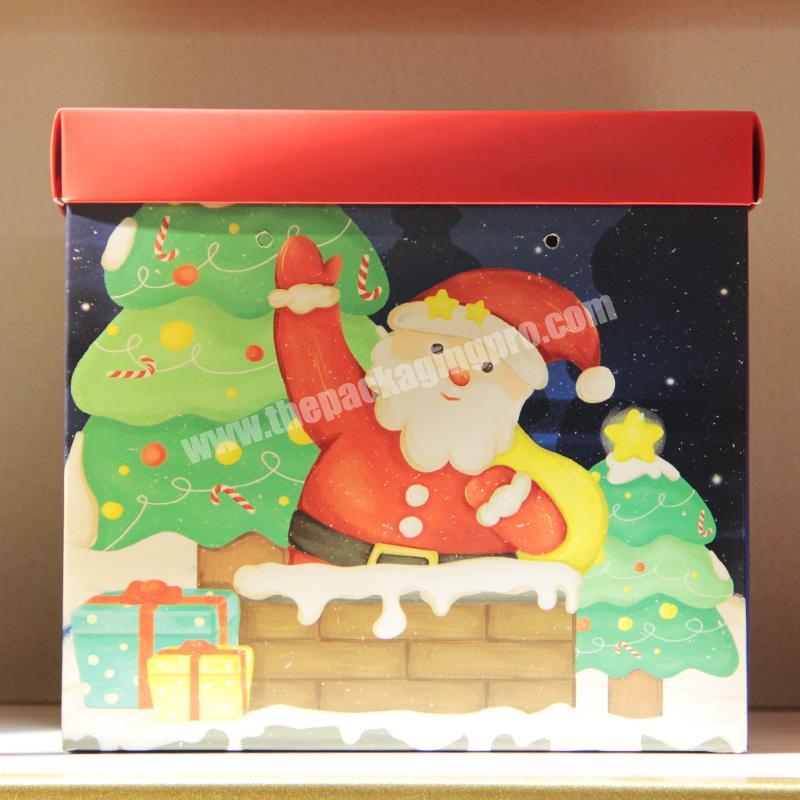 KINSUN Hot Sale Custom Small Christmas Paper Chocolate Advent Calendar Cardboard Rigid Packaging Ramadan Gift Boxes