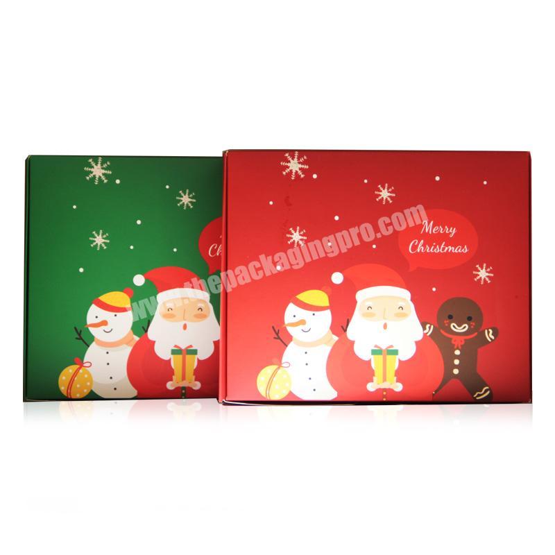 KINSUN Wholesale Custom Eco Friendly Corrugated Clothing Cosmetic Jewelry Christmas Gift Packaging Shipping Mailing Paper box