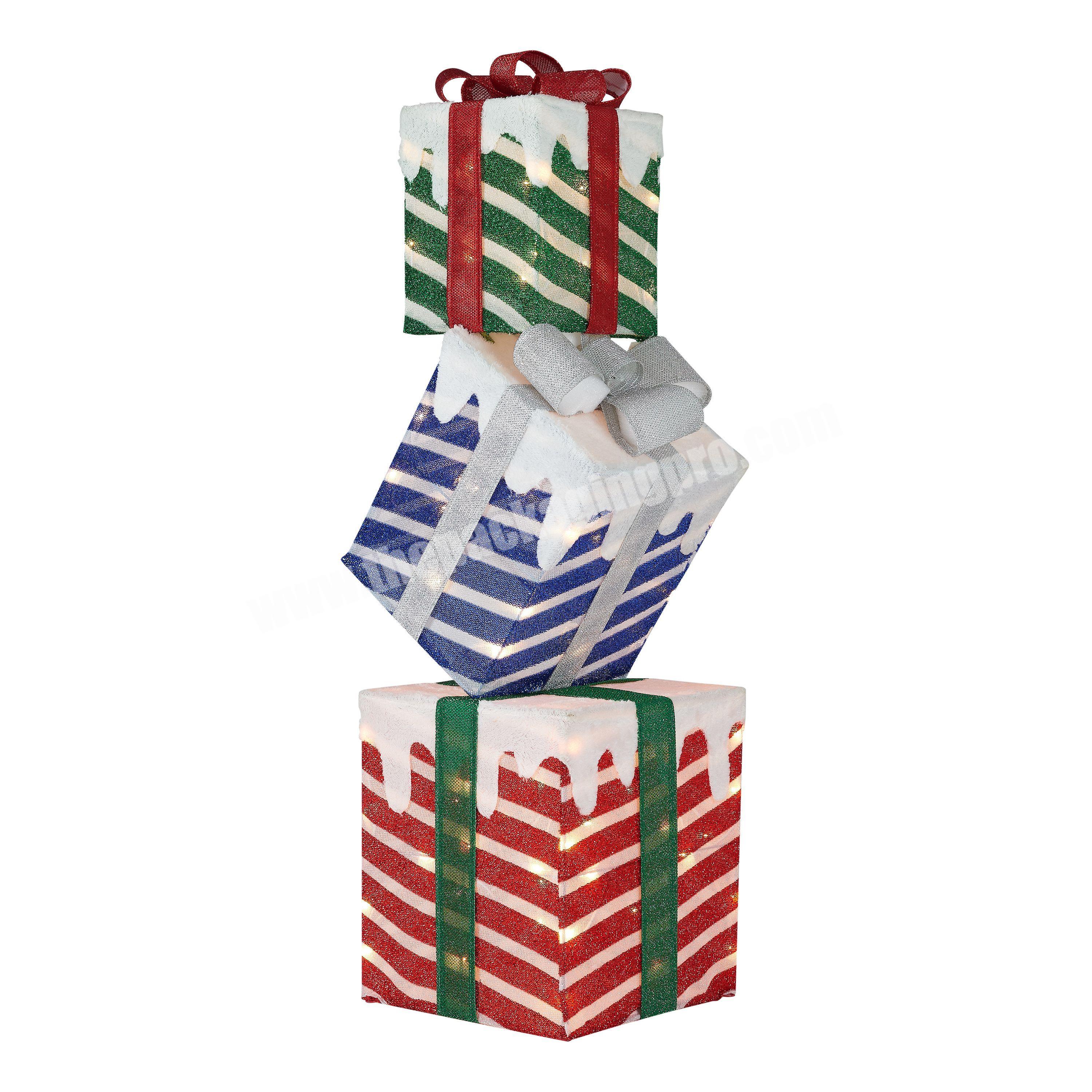 KINSUN christmas box packaging   Custom Printing Paper Box For Luxury Christmas Promotional Sweets Gift