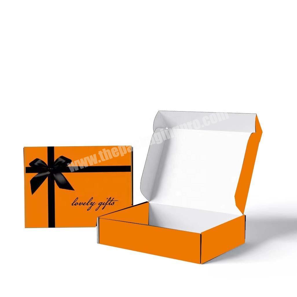 KinSun Clothes Packaging Design Mailer Box Custom Corrugated Mailing Box Luxury Gift Packaging Underwear Box