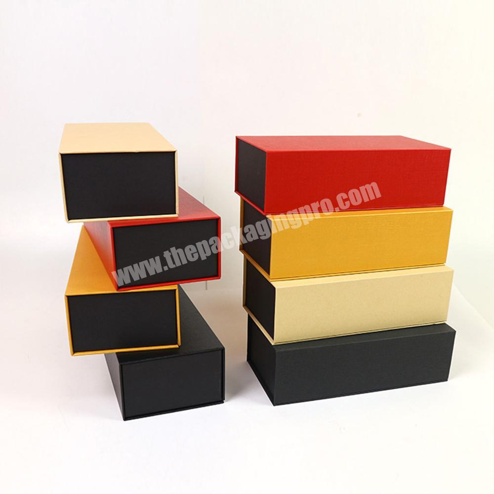 KinSun Customized gift box rectangular magnetic simple gift box creative flip top high-quality packaging box