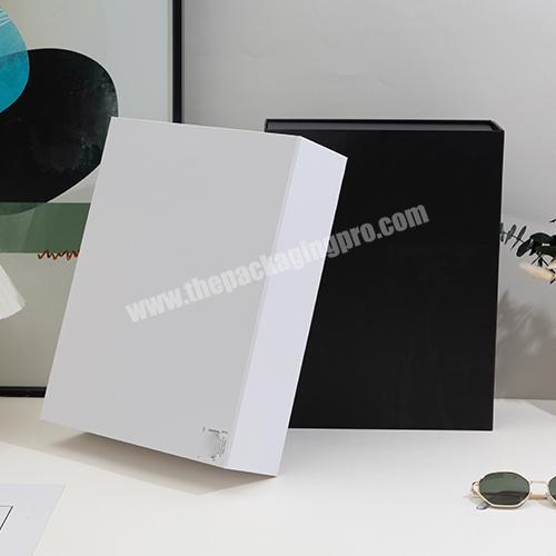 KinSun Customized rectangular magnetic flip gift box cosmetic products packaging box printing gift box