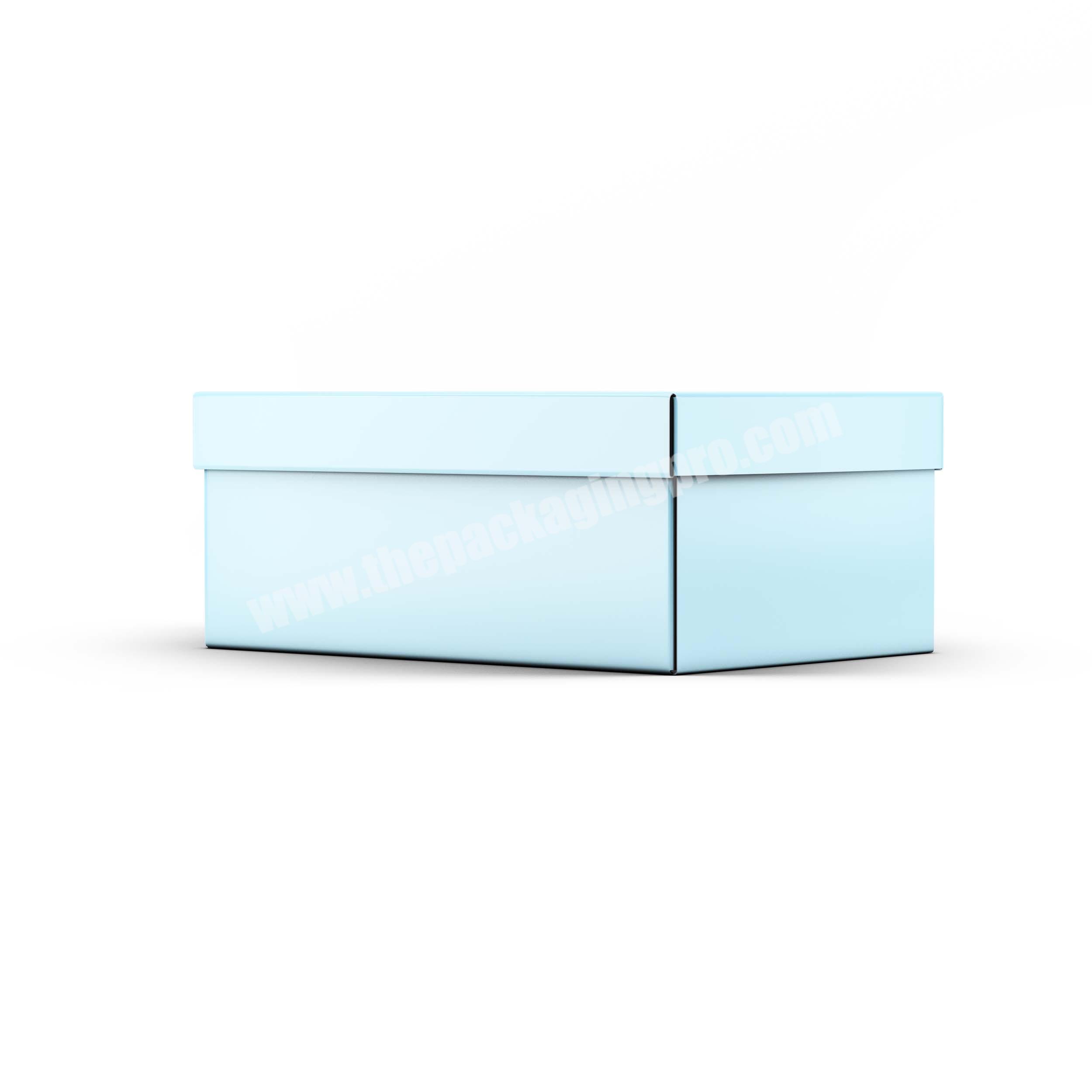 Large karton folding shoe box foldable rectanglg carton package box