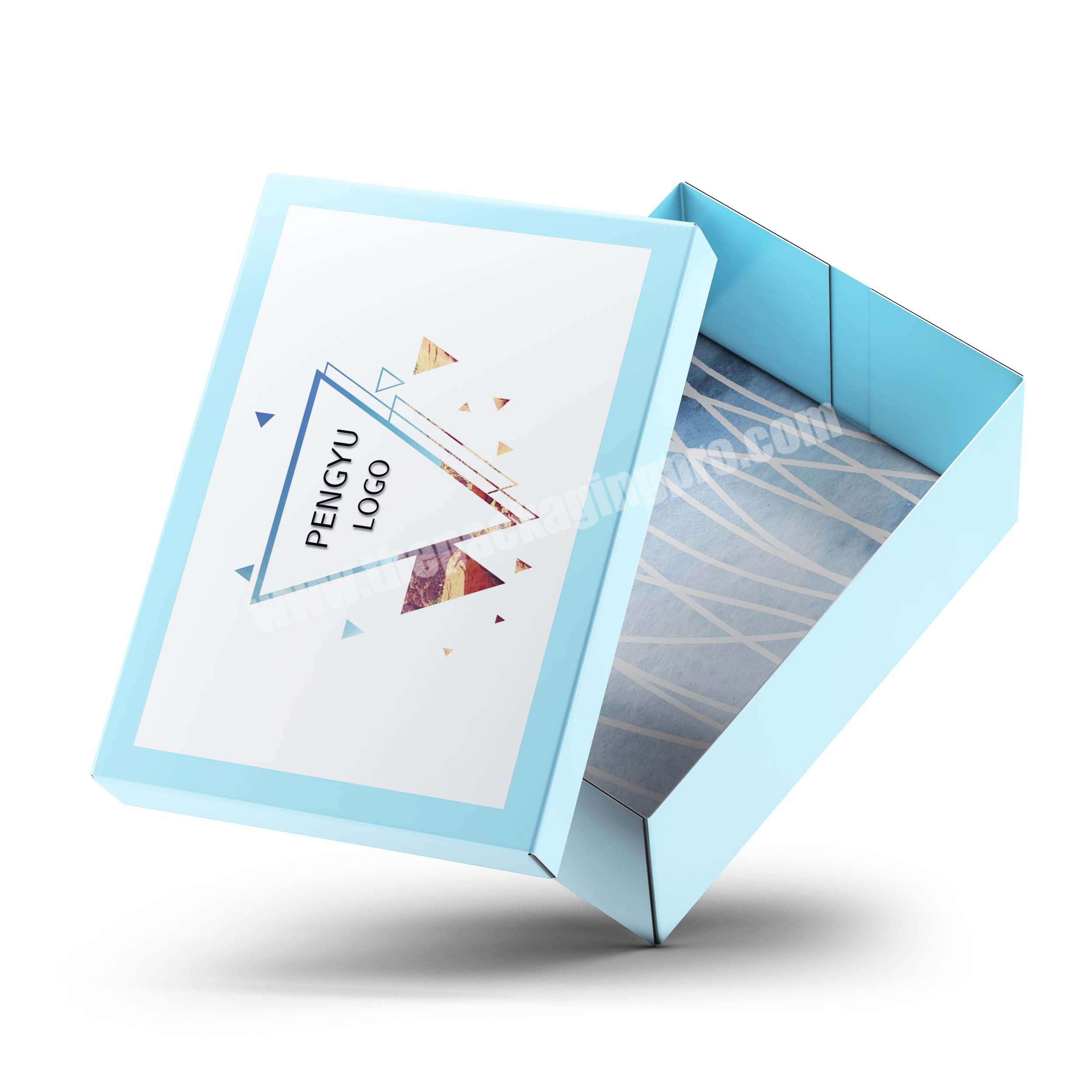Large karton folding shoe box foldable rectanglg carton package box