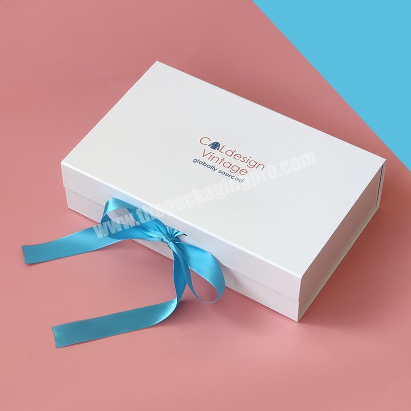 Custom Logo Folding Paper Packaging Luxury Magnetic Gift Box