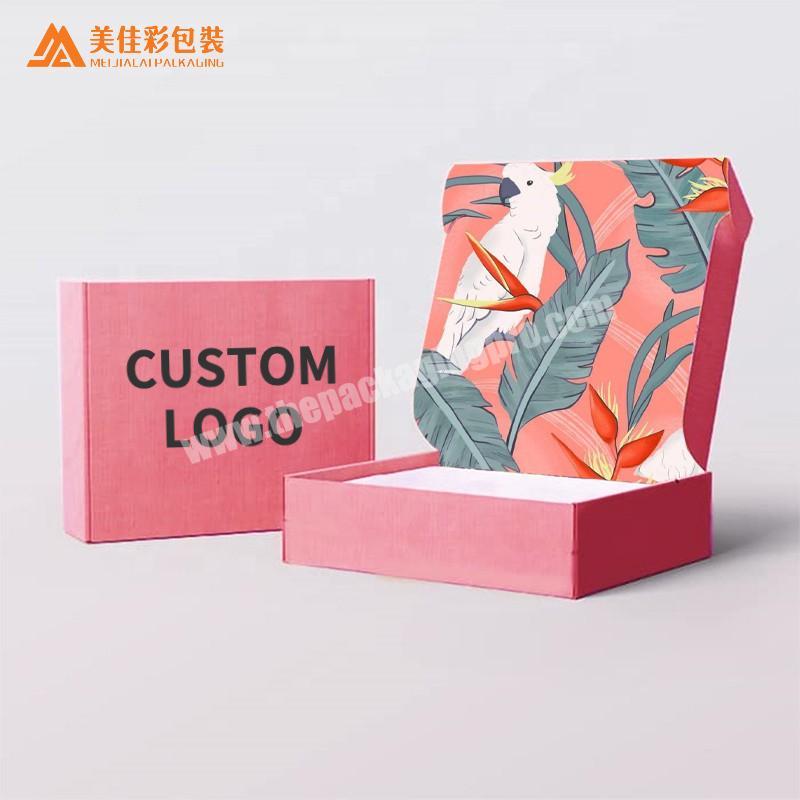Luxury Custom Logo Rigid Cardboard With Clothing Packaging Box Drawer Gift Boxes For Women Clothes Two Pieces Paper Box