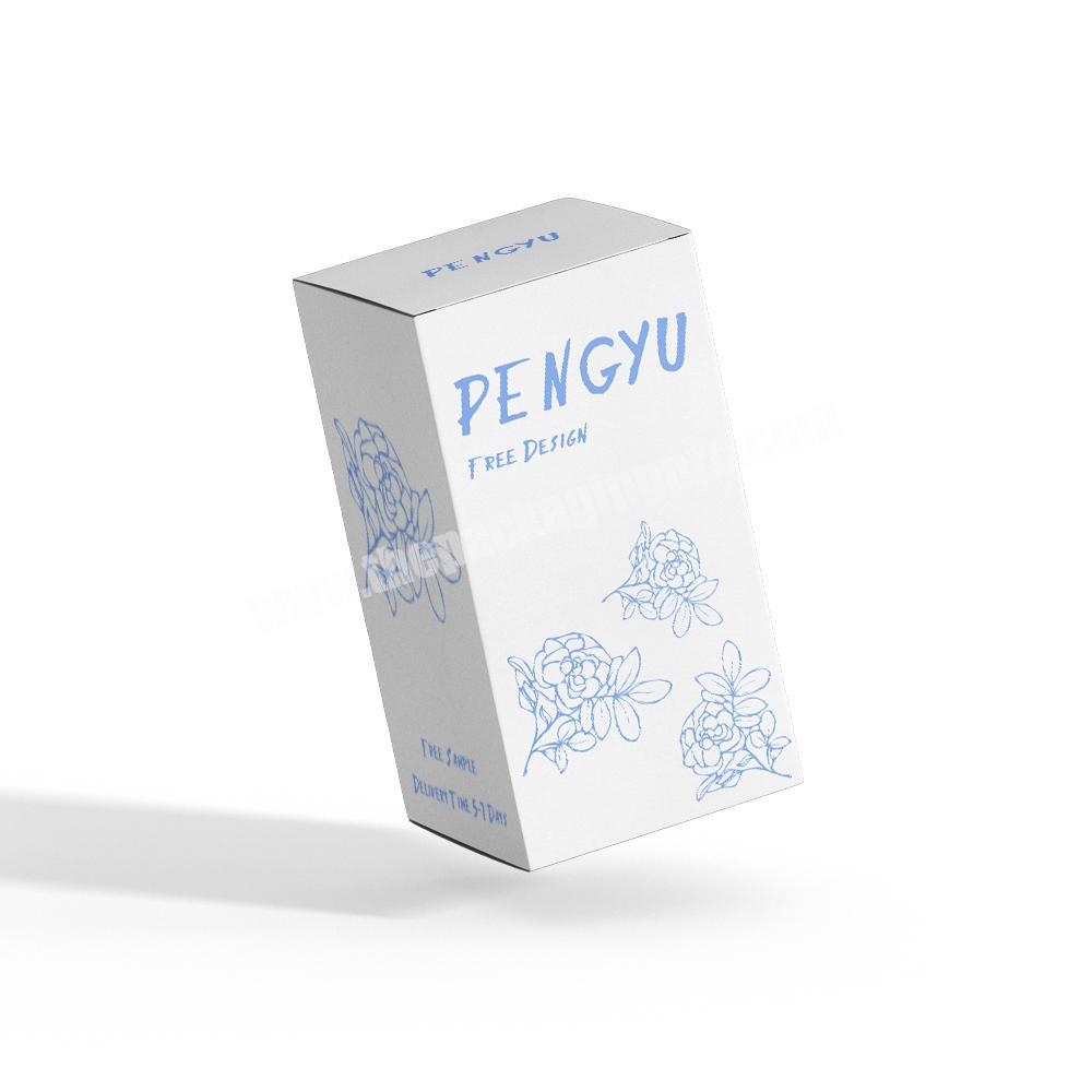 Manufacturer Custom Perfume Bottle Printed Cosmetics Nail Polish Box Packaging Folding Paper Box For Hand Eyes Cream