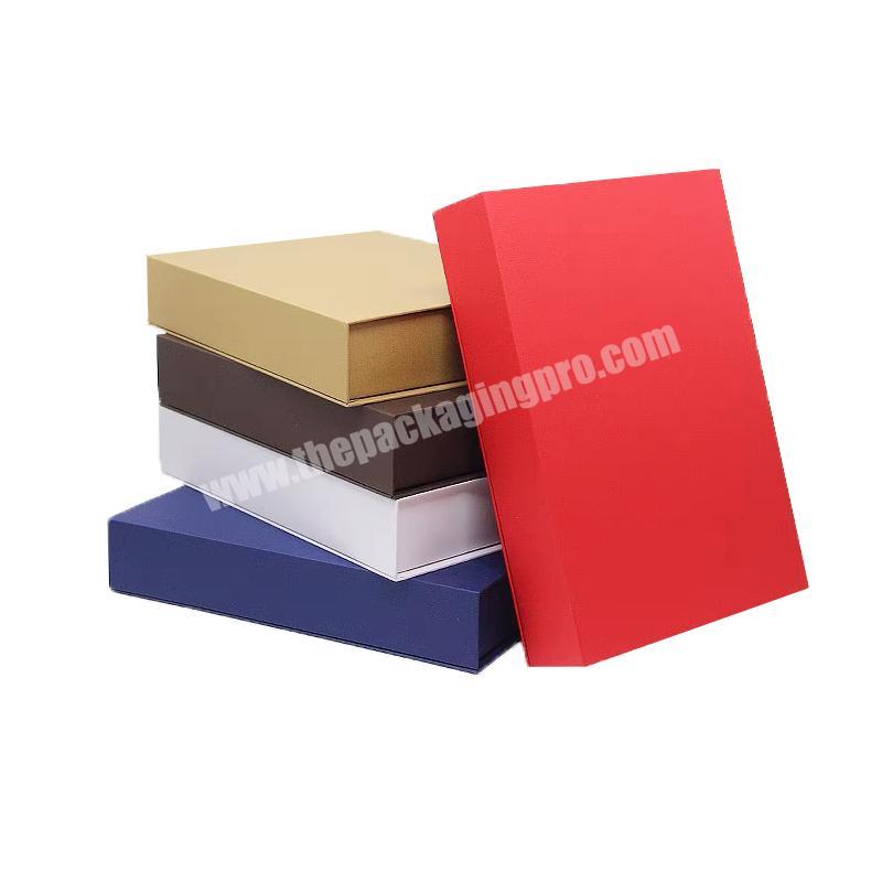 Manufacturer Wholesale Creative Simple Packaging Box Rigid Book Shape Box For Gift