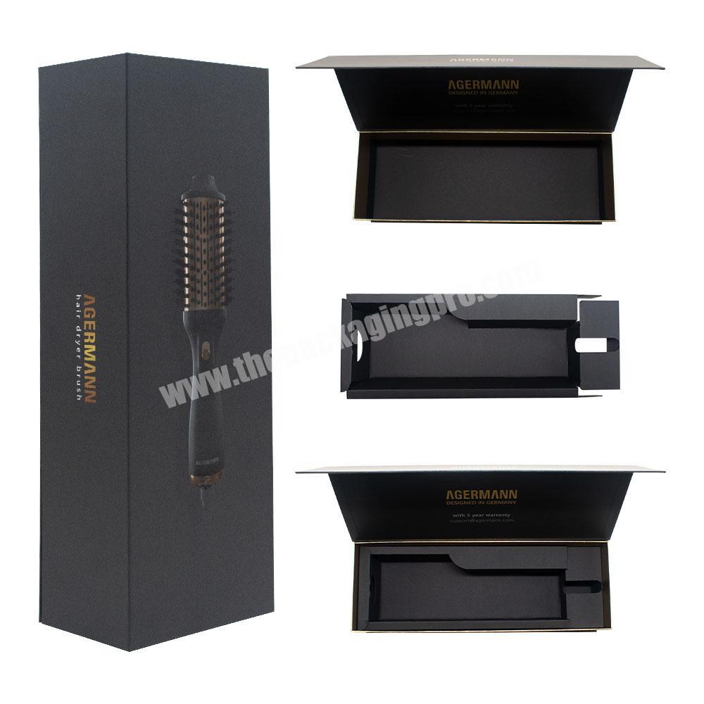 New Design 1200W Hair Dryer Straightener Curler Comb High Quality Magnet Paper Gift Packaging Box