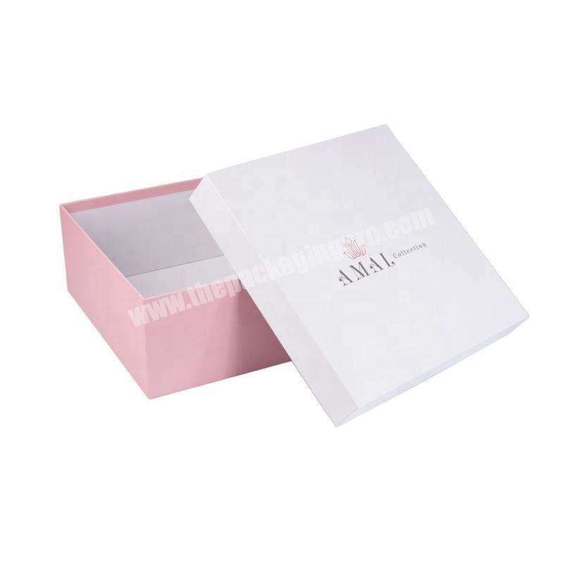 OEM Top Cardboard pick Gift t-shirt Box Custom Logo Printed White shoe Box With eva flower packaging box