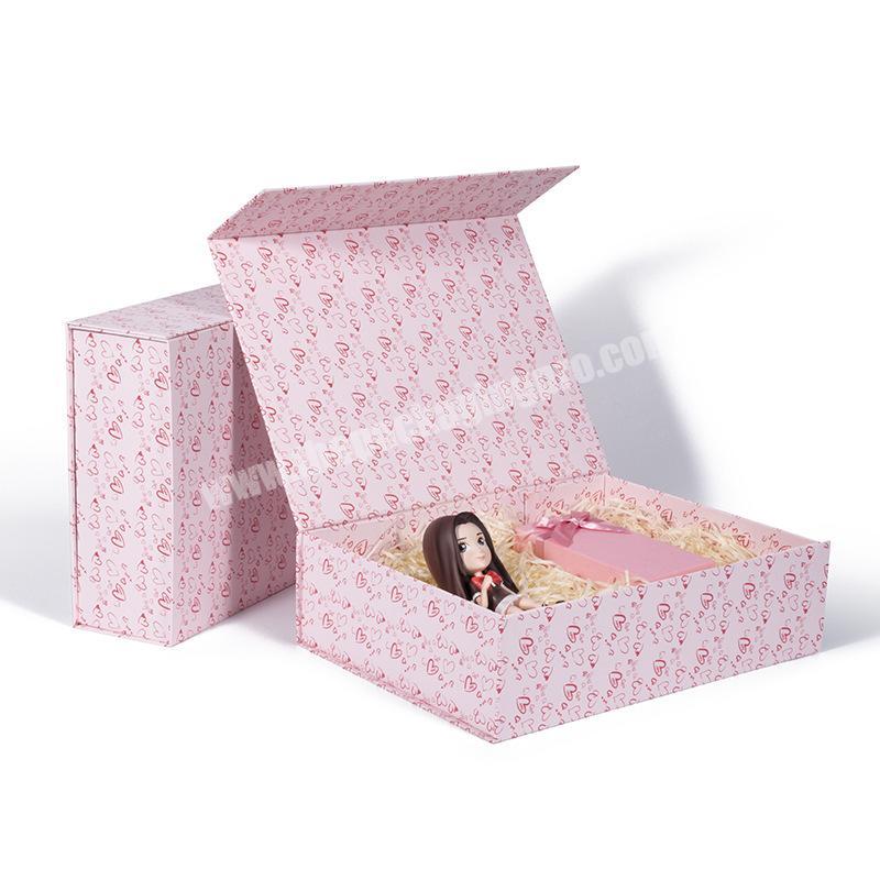 Osmo Custom Printed Handmade Luxury Cardboard Pink Romantic Valentine's Day Gift Boxes