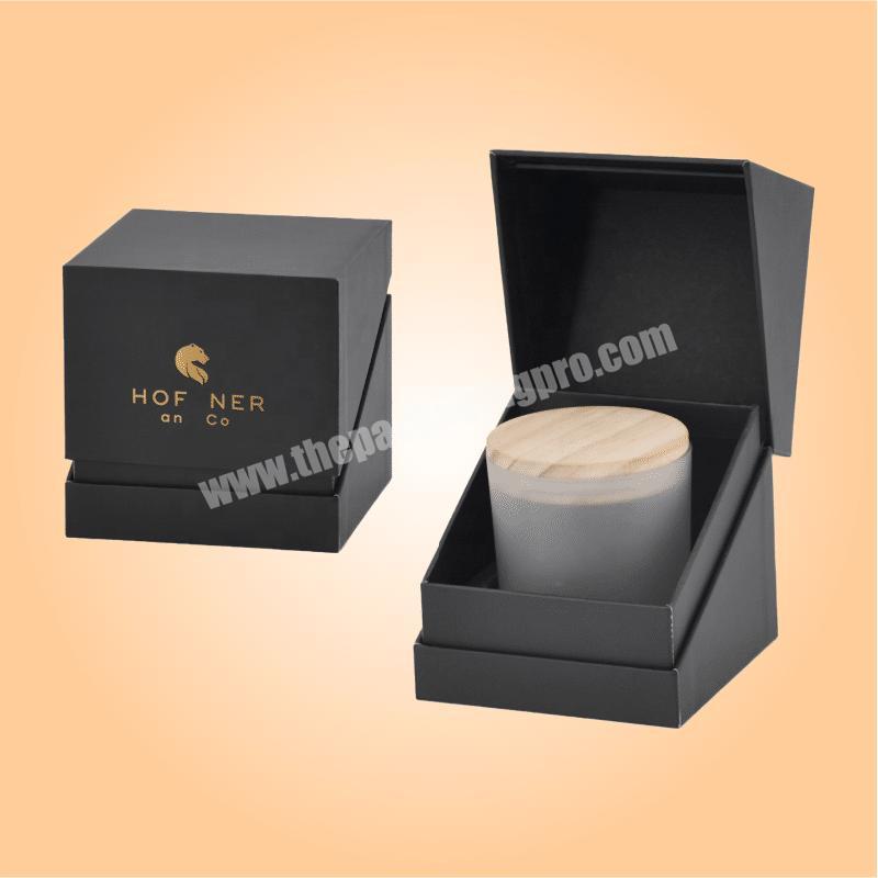 Osmo Custom Printed Luxury Candle Jar Gift Box With Lid Inside Velvet Candle Jar Box Packaging