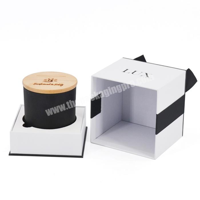 Osmo High Quality Luxury Custom White Paper Candle Packaging Premium Boxes With Custom Logo