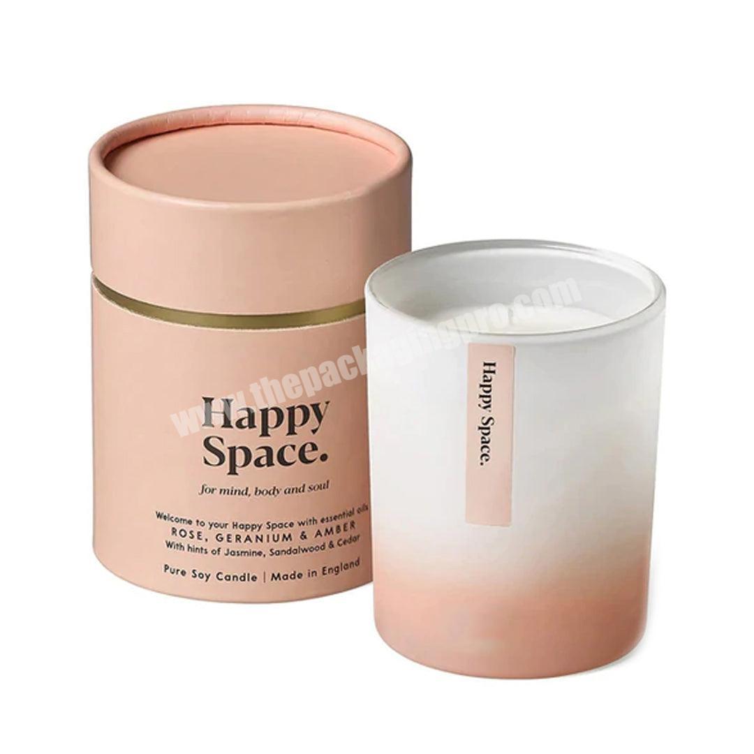Osmo Luxury Cosmetics Paper Cardboard Round Tubes Skincare Packaging Custom Candle Jar Cylinder Box