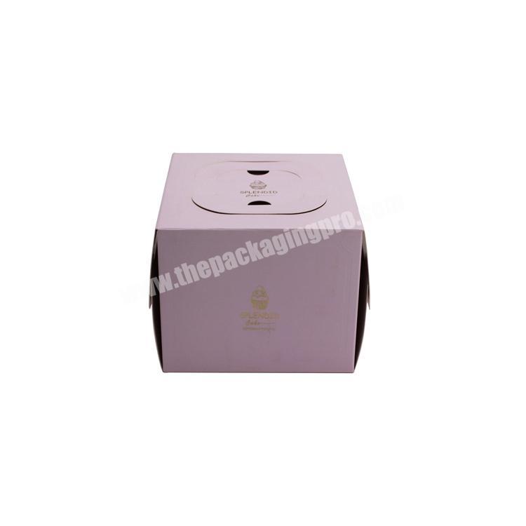 Pink Is Simple And Beautiful Cake Packaging Paper Box