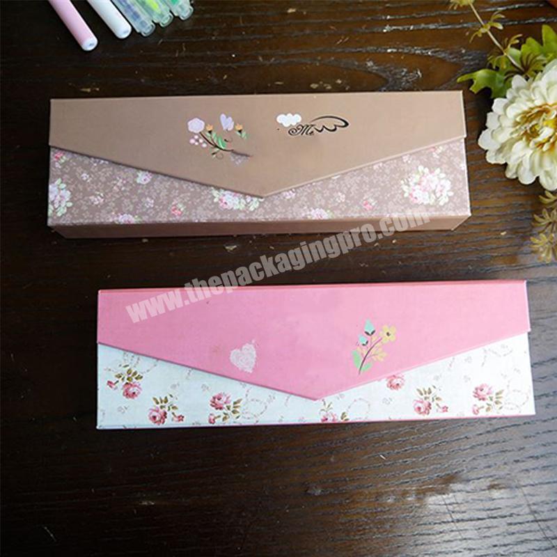 Perfect Quality colorful creative pen box boxes with magnetic small craft gift packaging box