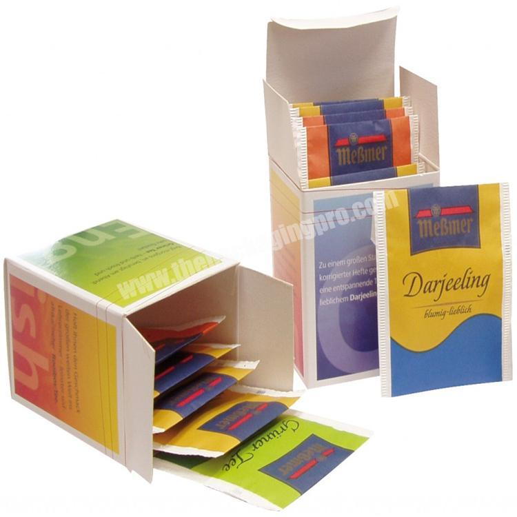 Real factory price custom template tea packaging paper box