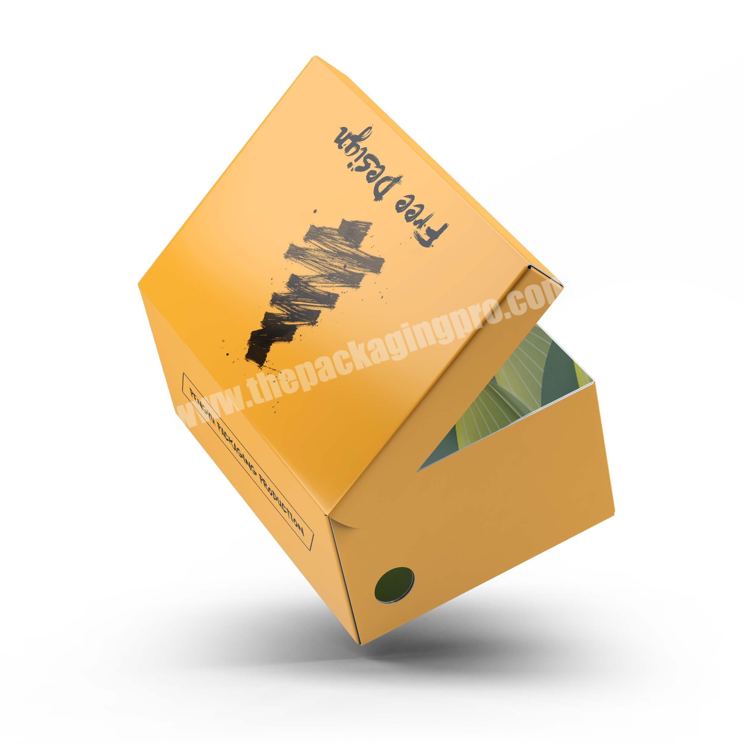 Simple Design Customizable Cardboard Shoebox Paper Box Packaging Custom Shoebox