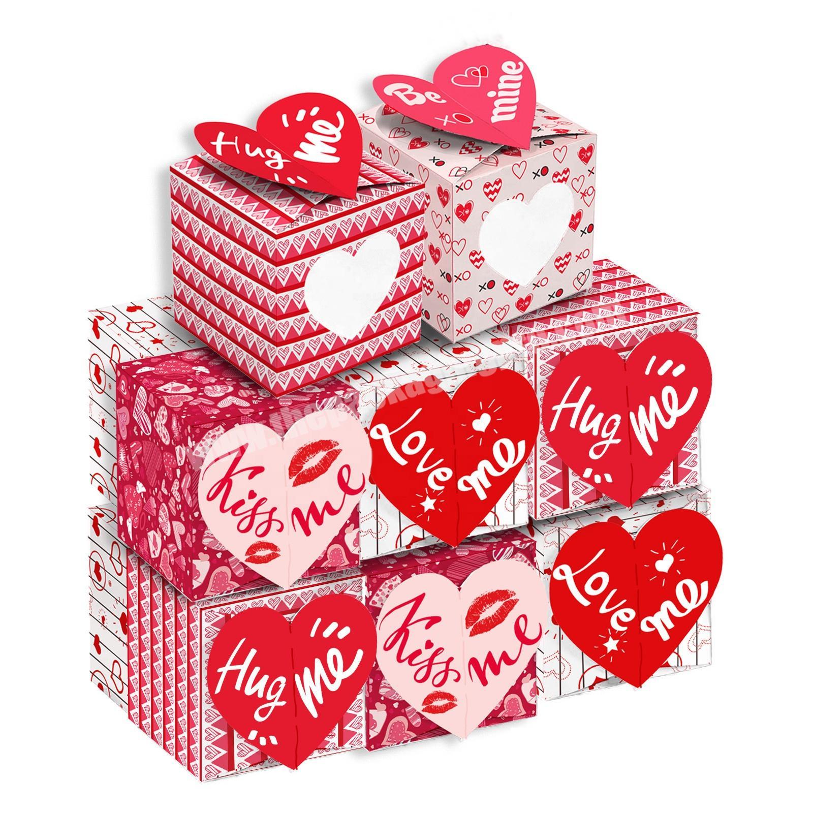 Valentine's Day hug love kiss me beautiful love biscuit window gift box