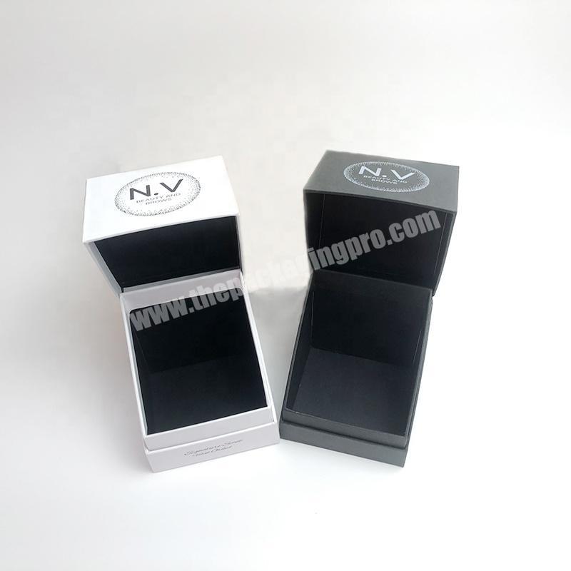 White Luxury Candle Jars Packaging Custom Wholesale Black Clamshell Gift Boxes Packaging Candle