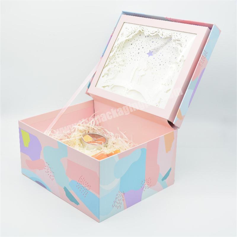Factory direct supply birthday gift box valentines gift box wedding favors bridesmaid paper gift box