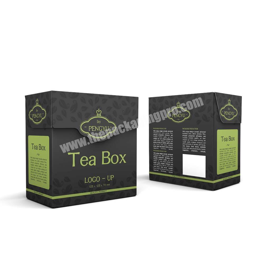 Wholesale Custom Cheap Paper Packing Boxes For Tea Square Tea Packaging Box