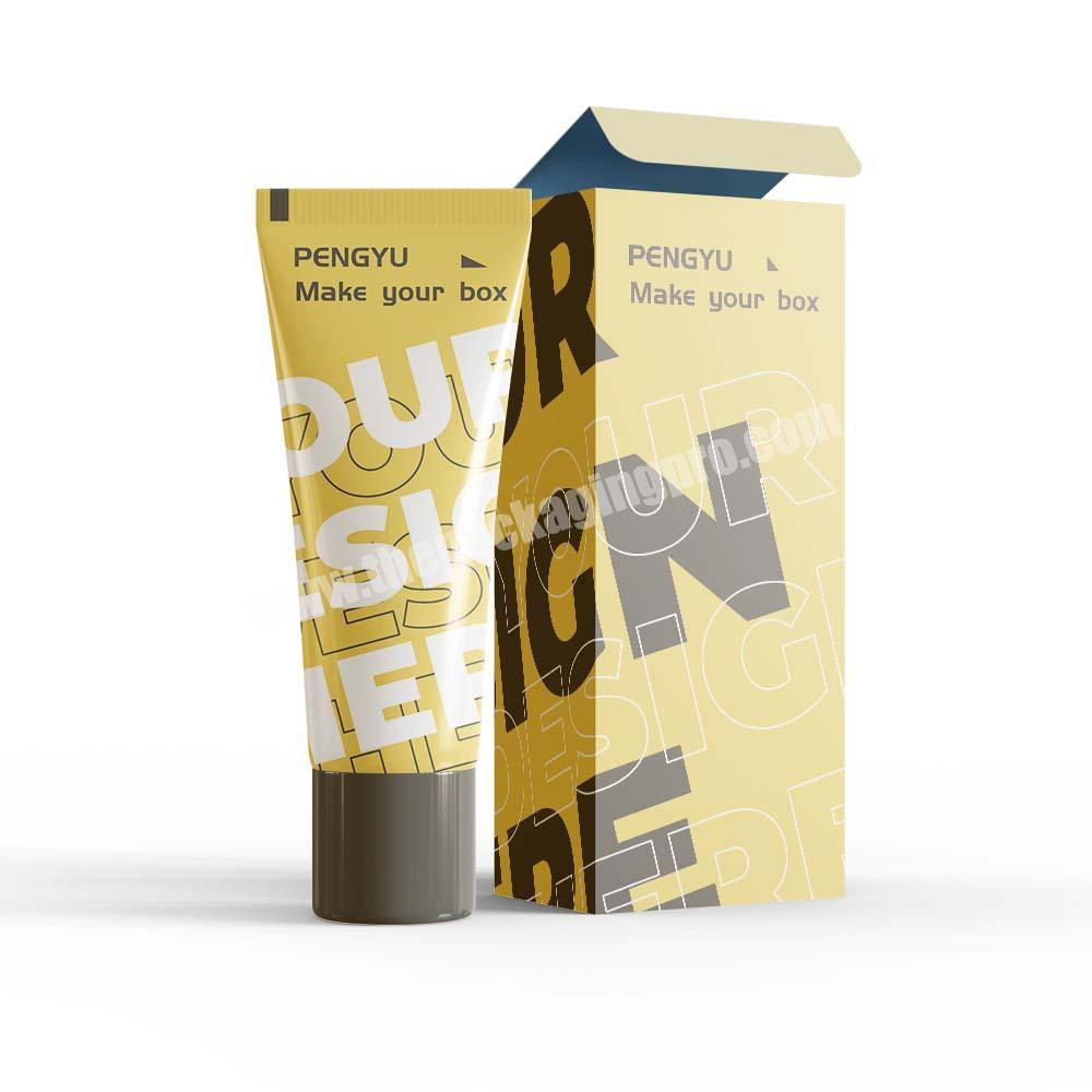 Wholesale Custom Logo Lamination Print Folding Cosmetic Paper Boxes Packaging