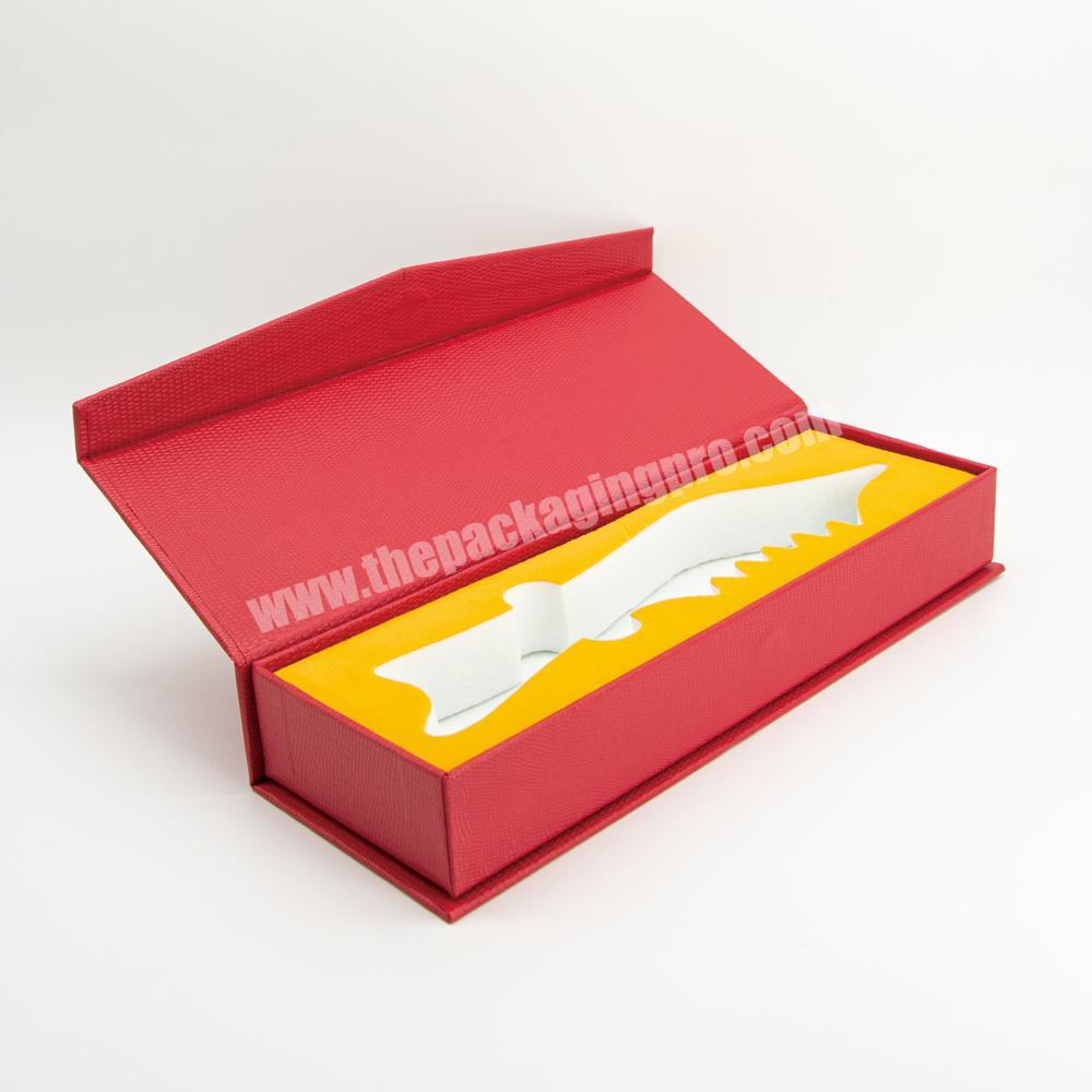 Wholesale Custom red cardboard mini paper comb box magnetic paper gift boxes