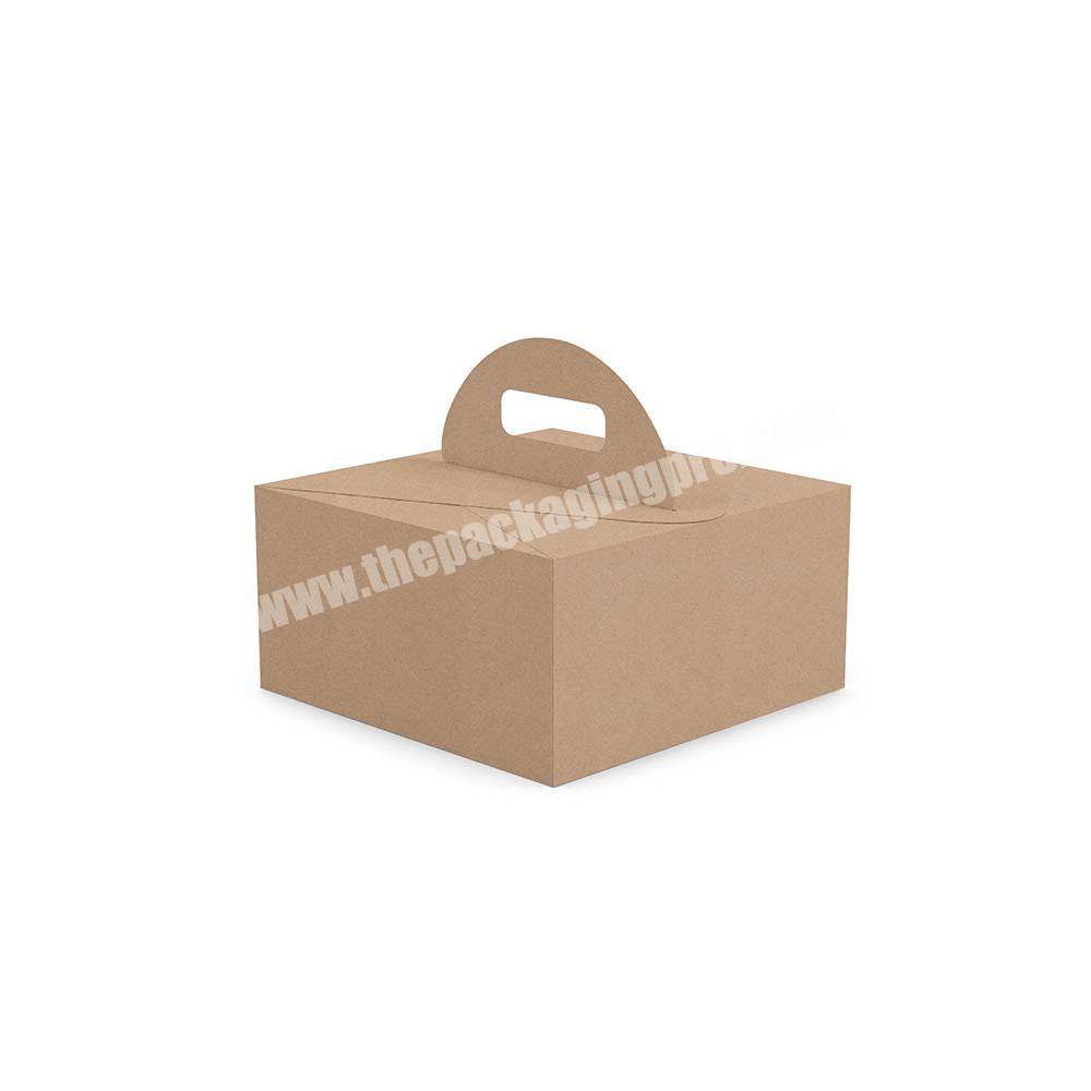 Wholesale custom logo donut boxes flat box packaging shawarma food packaging