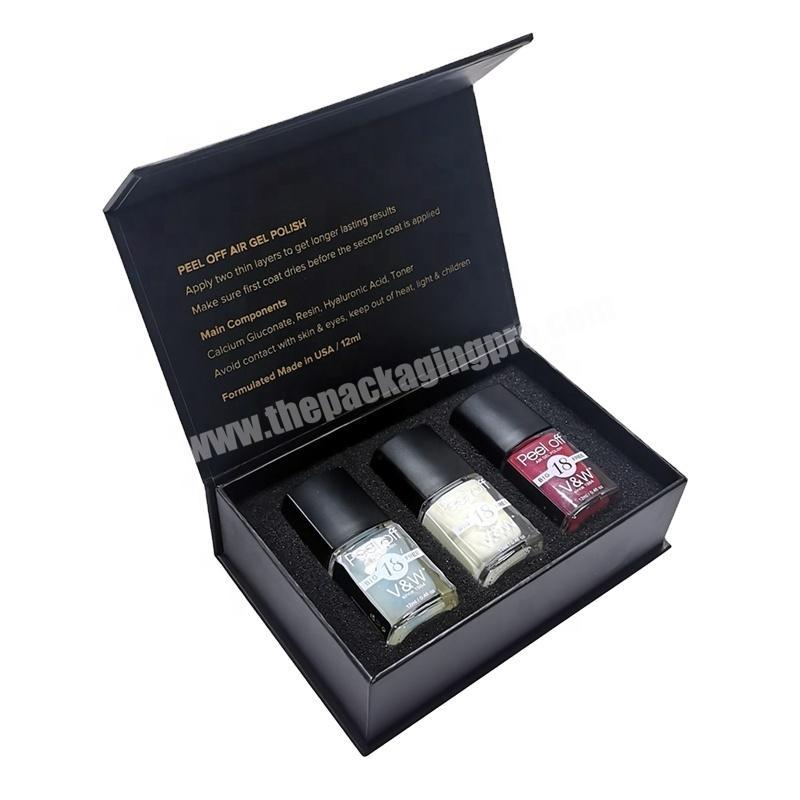 cheap hot selling fashion gel nail polishes magnetic gift box