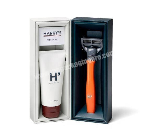customized eco New Products Custom gift Design Shaving Razor Packaging Box of razors