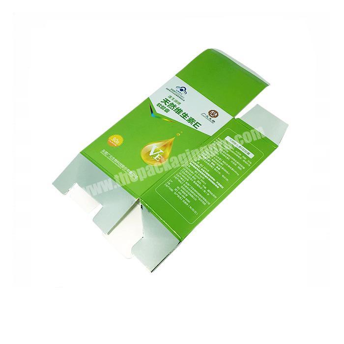 hot sale full color printing condom coated paper packing box
