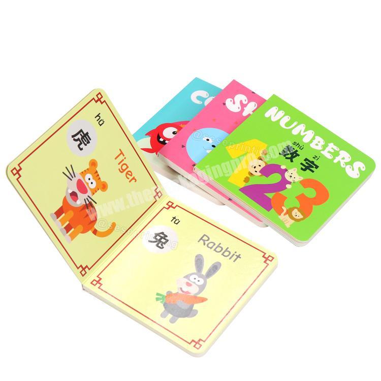 China Premium Supplier Custom Hardcover Laminated Card Board Children Book Printing