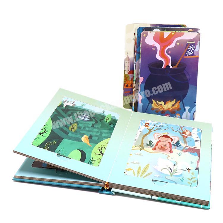 China Premium Supplier Custom Top Quality Eco Friendly Children Cardboard Book Printing