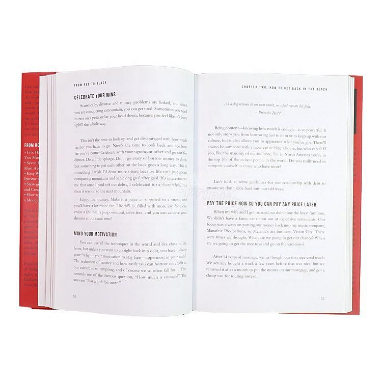 China Premium Supplier Well Designed Full Color Cheap Custom Hardcover Book Printing