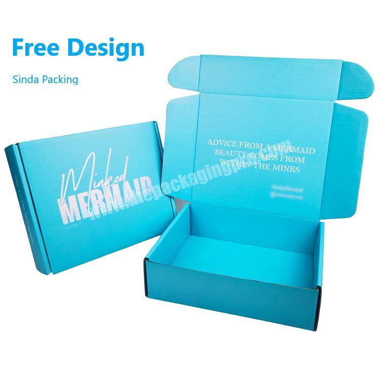 Custom Eyelashes Install Boxes Private Label Mascara Shipping Box Packing