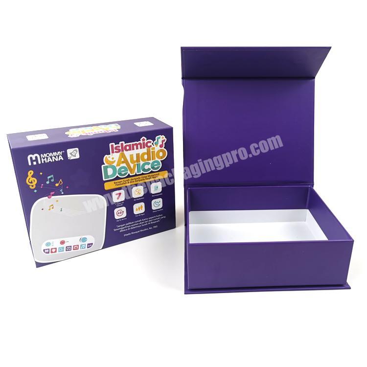 Custom gift box packaging book shape magnetic luxury cardboard box