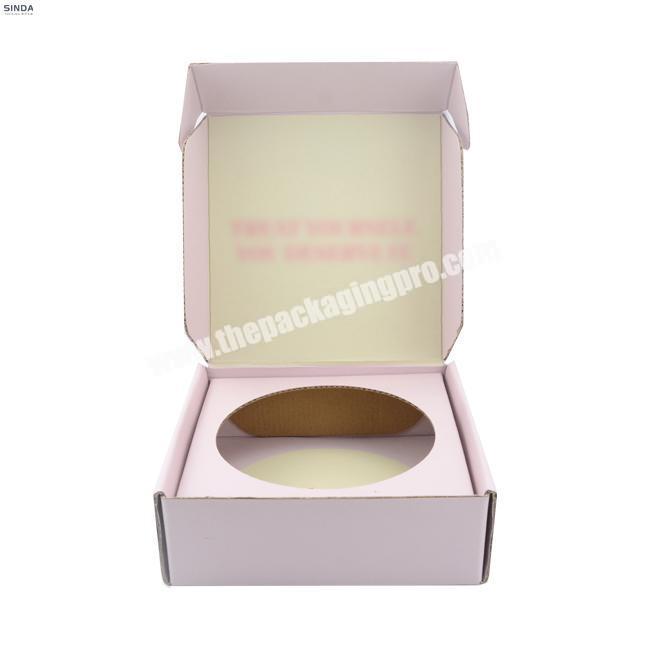 Custom paper packaging box eco-friendly colored shipping box wholesale corrugated mailer shipping box for business