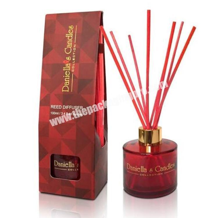 Custom printed branded tall diffuser boxes Luxury Candle & Reed Diffuser Gift Box