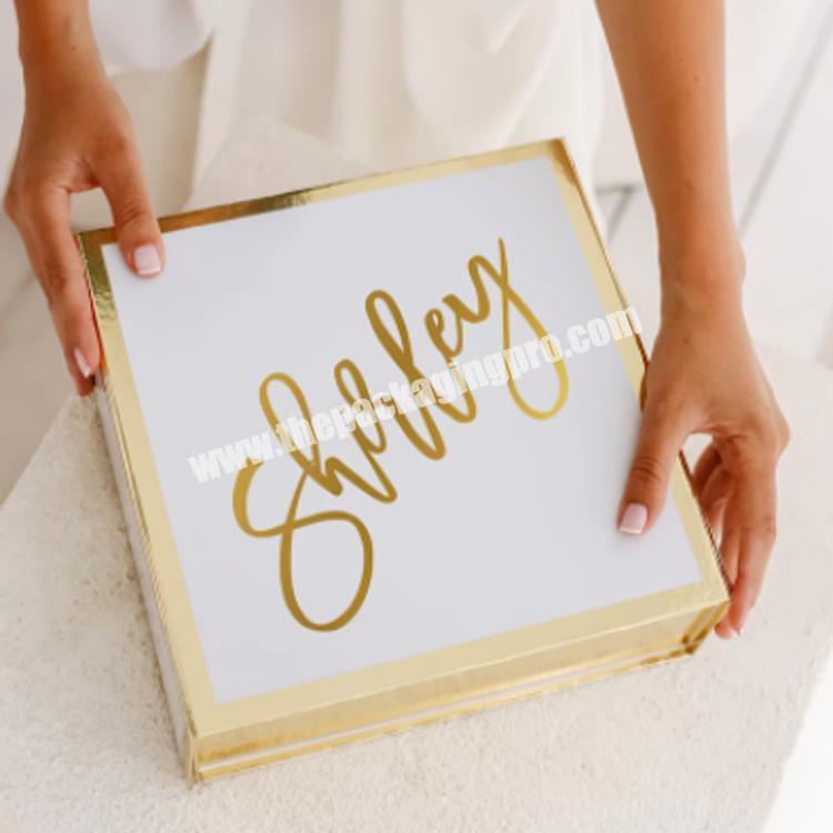 Customised Special Keepsake Birthday Bridesmaid Proposal Wedding Baby Mum Best Friend Any Text box Luxury Personalised Gift Box