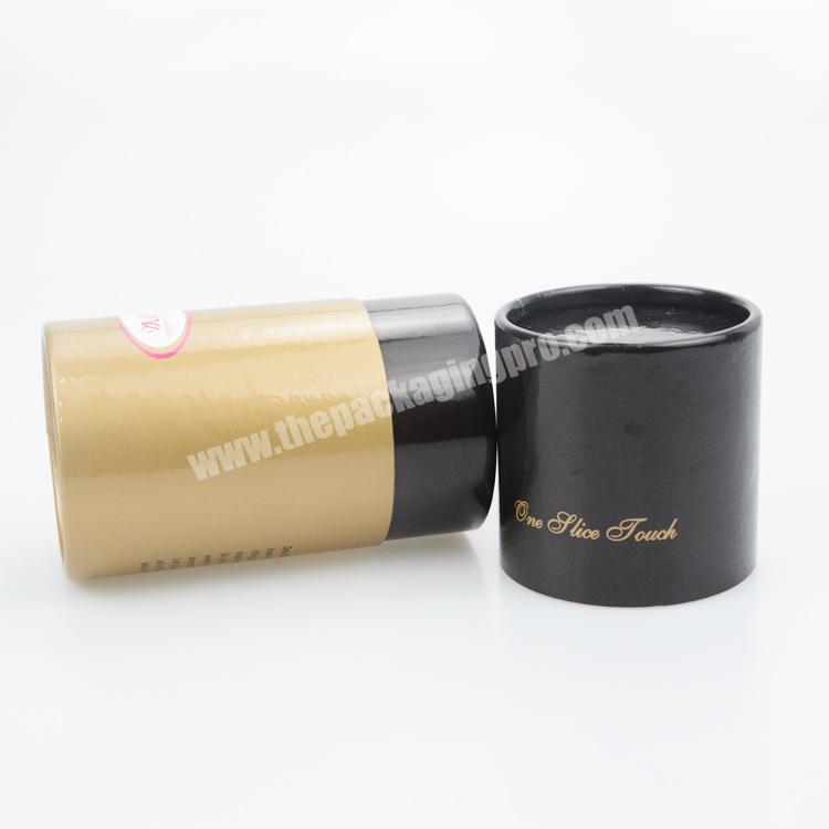 High quality  biodegradable Recycled round paper box hot stamping paper tube for deodorant with your own logo
