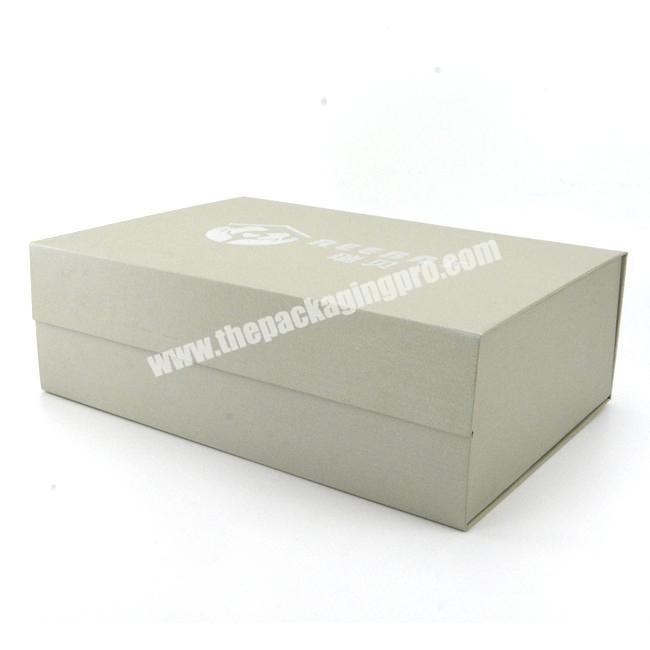 Luxury Custom Brand Logo Printed Empty Folding Magnetic Packaging Foldable Paper Shoe Box for Sale