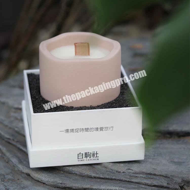 Luxury Paper packaging Custom perfume gift box Eco Friendly Luxury Wholesale candle box with insert